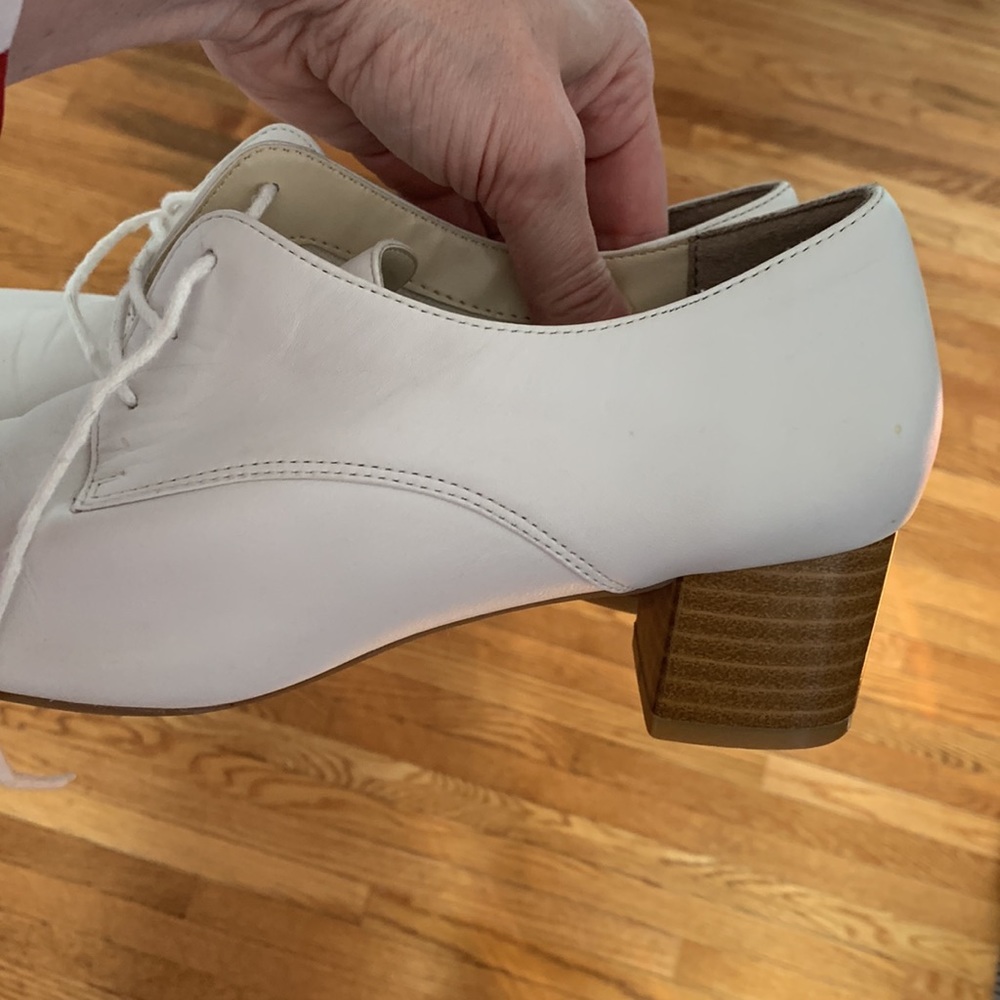 White Leather Shoes - Picture 7 of 7